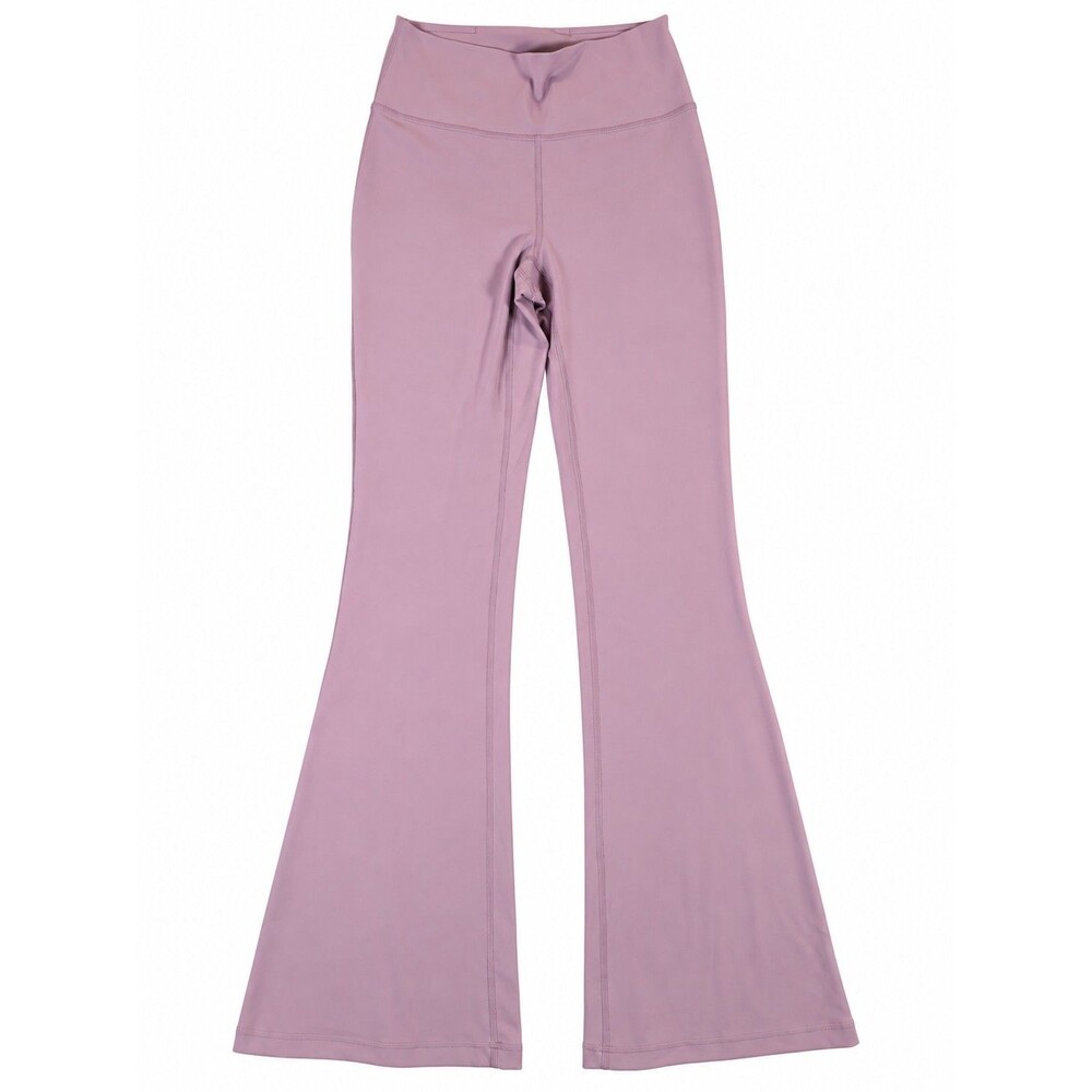 Lululemon Groove Super-High-Rise Flare Pant Nulu, size 4, Lotus Mauve